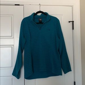 North face pullover zip up jacket
